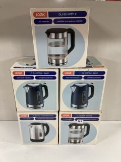 5 X LOGIK KETTLES