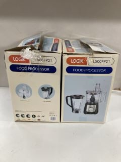 2 X LOGIK FOOD PROCESSORS