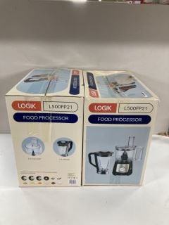 2 X LOGIK FOOD PROCESSORS