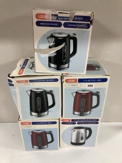 5 X LOGIK KETTLES