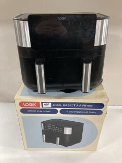 2 X LOGIK DUAL BASKET AIR FRYERS