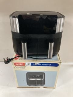 2 X LOGIK DUAL BASKET AIR FRYERS