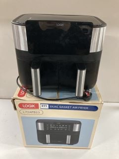 2 X LOGIK DUAL BASKET AIR FRYERS