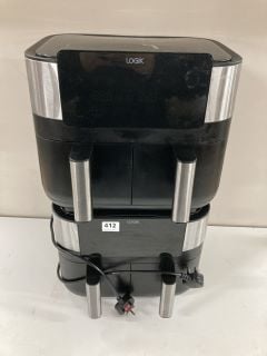 2 X LOGIK DUAL BASKET AIR FRYERS