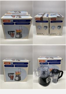 2 X LOGIK FOOD PROCESSORS