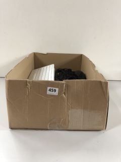 BOX OF PC KEYBOARDS AND MICE