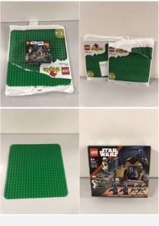 LEGO DUPLO FLOORING AND A LEGO STAR WARS SET