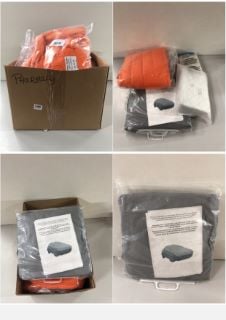 BOX OF ITEMS TO INC CAR COVER