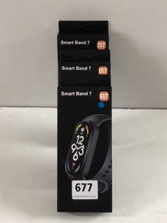 2 X SMART BAND 7 M7 FITNESS TRACKERS