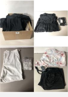 A BOX OF MEN'S AND WOMEN'S MAINLY UNSEALED CLOTHING