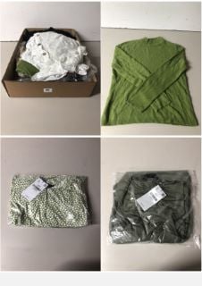 A BOX OF MEN'S AND WOMEN'S MAINLY UNSEALED CLOTHING