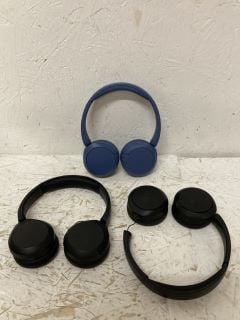 3 X SONY HEADPHONES