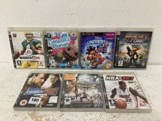 QTY OF PLAYSTATION 3 GAMES