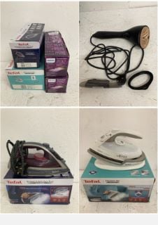 4 X GARMENT STEAMERS/IRONS INC TEFAL FREEMOVE AIR