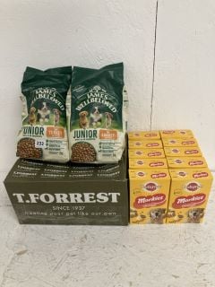 QTY OF DOG FOOD INC JAMES WELLBELOVED JUNIOR DOG FOOD