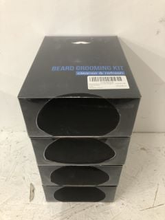 4 X BEARD GROOMING KIT CLEANSE & FRESH