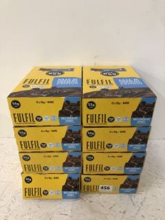 8 X FULFIL PROTEIN BARS 15 X 55G MILK CHOCOLATE CRUNCH BB 19-09-2024