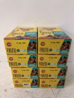 8 X FULFIL PROTEIN BARS 15 X 40G CHOCOLATE SALTED CARAMEL BB 10-09-2024