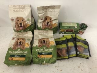 QTY OF ITEMS INC HARRINGTONS ADULT PET FOOD