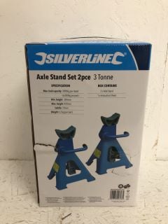 SILVERLINE AXLE STAND SET 3 TONNE