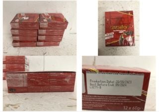 8 X GRENADE PROTEIN BAR PEANUT BUTTER BBE 09-2024