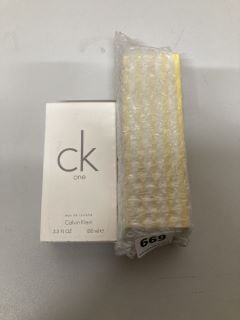 2 X ITEMS INC CK ONE EAU DE TOILETTE