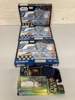 QTY OF STAR WARS ITEMS INC AT-AT WALKER