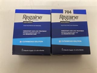 2 X REGAINE FOR MEN HAIR LOSS TREATMENT