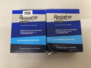 2 X REGAINE FOR MEN HAIR LOSS TREATMENT