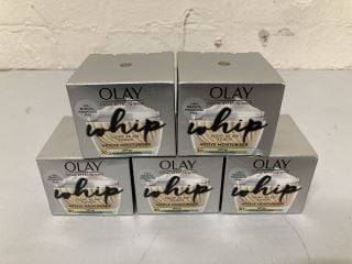 5 X OLAY WHIP ACTIVE MOISTURISER