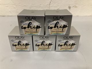 5 X OLAY WHIP ACTIVE MOISTURISER