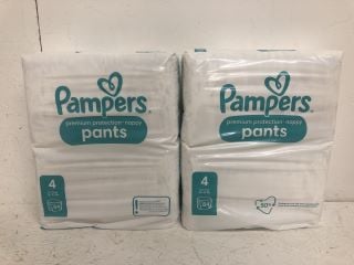 PAMPERS NAPPIES SIZE 4