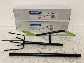 3 X SILVERLINE LONG HANDLED TWIST CULTIVATOR