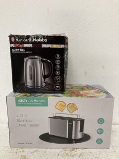 2 X KITCHEN ITEMS INC IKICH 4 SLICE TOASTER