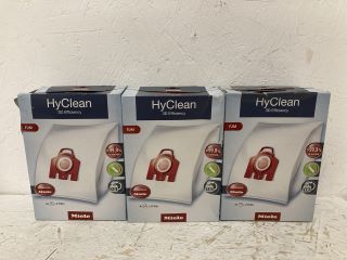 3 X MIELE HYCLEAN FILTERS