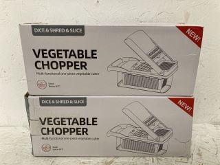 2 X VEGETABLE CHOPPERS