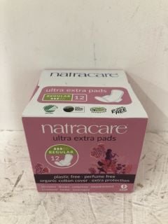 QTY OF NATRACARE ULTRA EXTRA PADS REGULAR