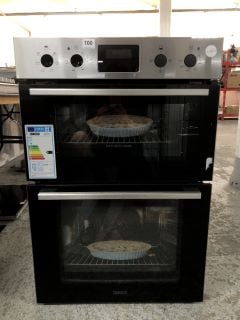 ZANUSSI BUILT-IN DOUBLE OVEN MODEL: ZKHNL3X1 - RRP.£509 (EX-DISPLAY)