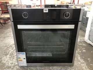 GRUNDIG BUILT-IN SINGLE OVEN MODEL: GEBM19300XC - RRP.£264 (EX-DISPLAY)