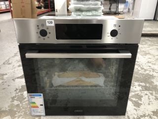 ZANUSSI BUILT-IN SINGLE OVEN MODEL:ZOHCX3X2 - RRP.£349 (EX-DISPLAY)