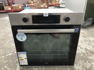 BEKO BUILT-IN SINGLE OVEN MODEL: BBIE22300XFP - RRP.£249 (EX-DISPLAY)