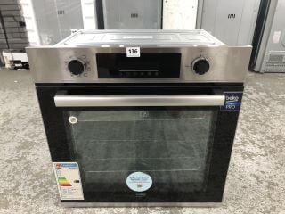 BEKO BUILT-IN SINGLE OVEN MODEL: BBIE22300XFP - RRP.£249 (EX-DISPLAY)