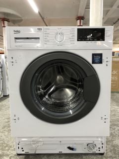 BEKO INTEGRATED 8KG WASHING MACHINE MODEL: WTIK84121 - RRP.£249 (EX-DISPLAY)