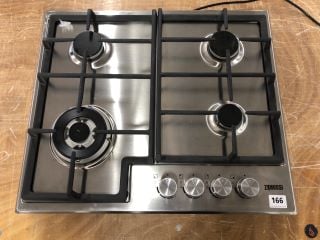 ZANUSSI 60CM STAINLESS STEEL GAS HOB MODEL: ZGH66424XX - RRP.£199 (EX-DISPLAY)