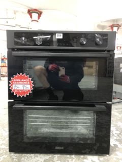 ZANUSSI BUILT-IN DOUBLE OVEN MODEL: ZPCNA7KN - RRP.£518