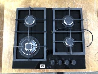 AEG FOUR BURNER GAS HOB MODEL: HKB64420NB - RRP.£399