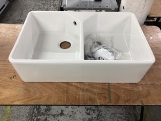 500 X 795 CERAMIC DOUBLE BELFAST SINK