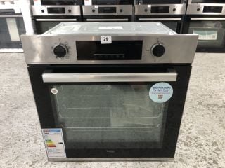 BEKO BUILT-IN SINGLE OVEN MODEL: BBIE22300XFP - RRP.£249 (EX-DISPLAY)