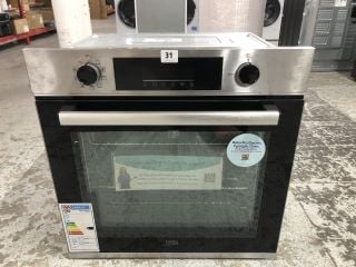 BEKO BUILT-IN SINGLE OVEN MODEL: BBIE22300XFP - RRP.£249 (EX-DISPLAY)