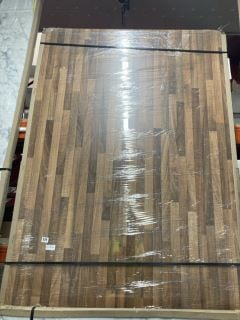 WALNUT EFECT WORKTOP 2510 X 1200 X 40 RRP - £500.00 (COLLECTION ONLY)